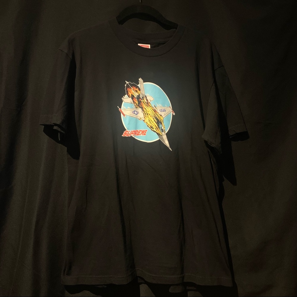 FW20 Black Supreme Jet Tee T-Shirt L Yojhi Aguila Motion S/S Mens